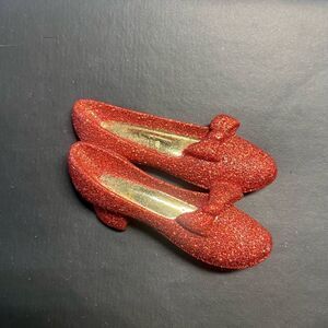 Vintage AJC Ruby Red Slippers Brooch